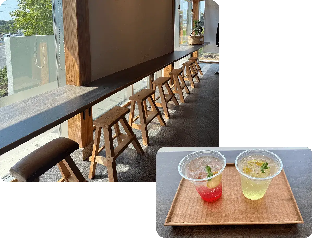 イートインスペースの画像